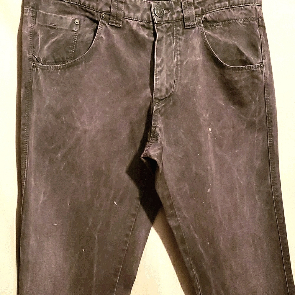 MEN'S GAZZARRINI BROWN DENIM PANTS, Sz 35